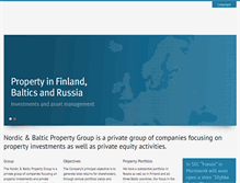 Tablet Screenshot of nbpgroup.eu